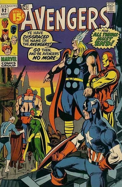Avengers (1963 Marvel) (1st Series) #92 Comic Books published by Marvel Comics
