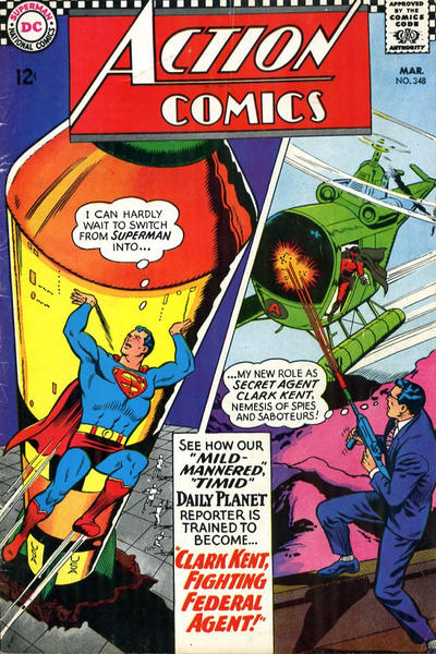 Action Comics (1938 Dc) (1st Series) #348 Comic Books published by Dc Comics