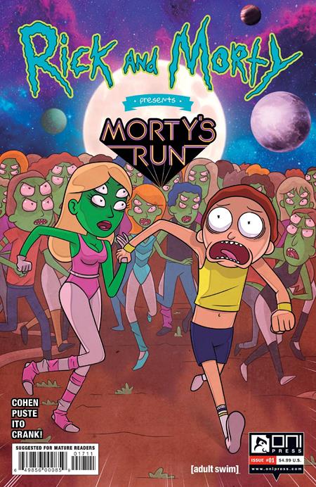 Rick and Morty Presents Morty's Run Cvr A Puste (2022 Oni Press) #1 ( Of 4) Cvr A Puste (Mature) Comic Books published by Oni Press