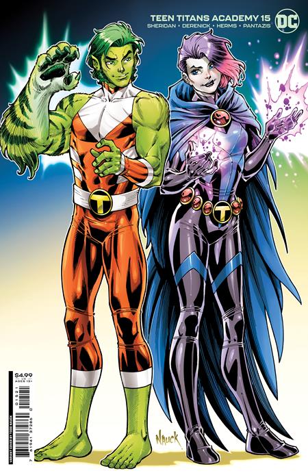 Teen Titans Academy (2021 DC) #15 Cvr B Todd Nauck Card Stock Variant Comic Books published by Dc Comics
