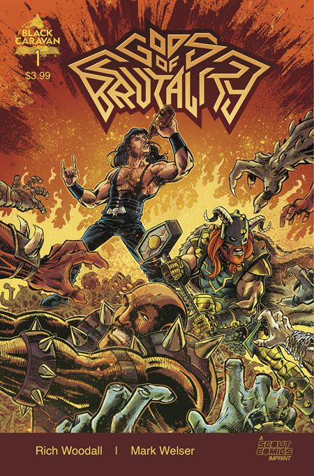 Gods Of Brutality (2021 Scout) #1 (Of 4) Cvr A Mark Wesler Comic Books published by Scout Comics