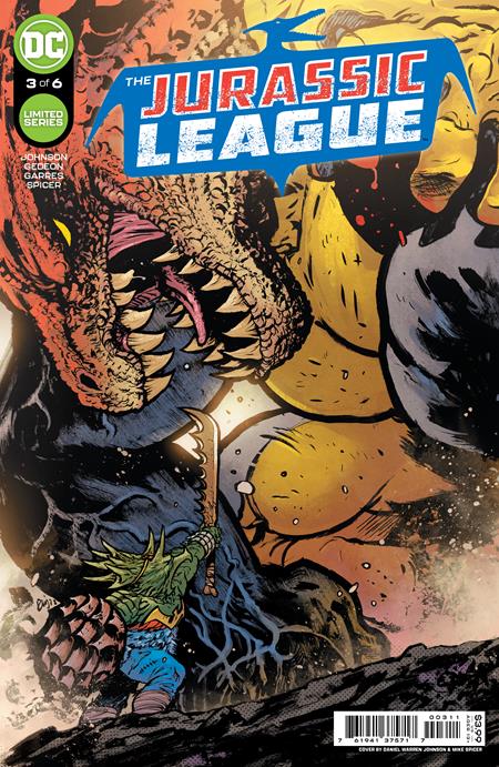 Jurassic League (2022 DC) #3 (Of 6) Cvr A Daniel Warren Johnson Comic Books published by Dc Comics