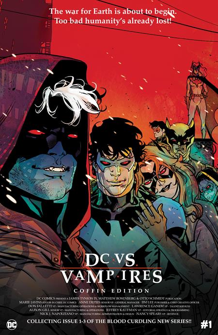 DC vs. Vampires Coffin Edition (2022 DC) #1 Cvr A Carmine Di Giandomenico Comic Books published by Dc Comics