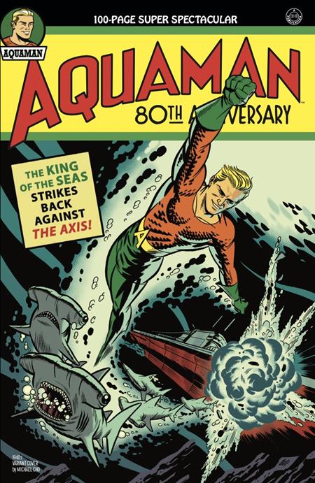 Aquaman 80th Anniversary 100-Page Super Spectacular (2021 DC) #1 (One Shot) Cvr B Michael Cho 1940s Variant Comic Books published by Dc Comics