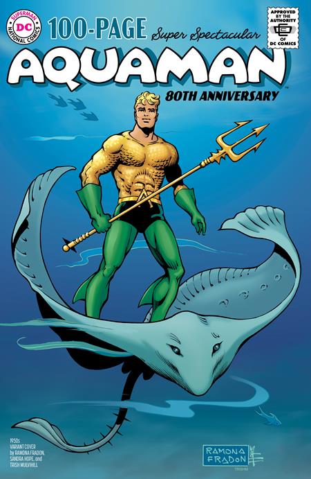Aquaman 80th Anniversary 100-Page Super Spectacular (2021 DC) #1 (One Shot) Cvr C Ramona Fradon & Sandra Hope 1950s Variant Comic Books published by Dc Comics