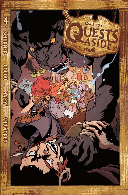 Quests Aside (2022 Vault) #4 Cvr A Elena Gogou Comic Books published by Vault Comics