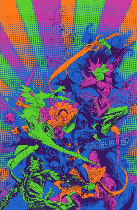 Knight Terrors (2023 DC) #3 (Of 4) Cvr D Ivan Reis Darkest Hour Neon Ink Card Stock Variant Comic Books published by Dc Comics