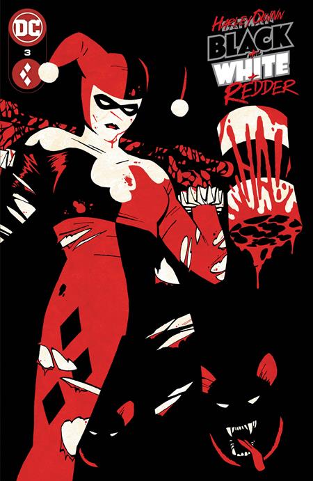 Harley Quinn Black White Redder (2023 DC) #3 (Of 6) Cvr A Cliff Chiang Comic Books published by Dc Comics