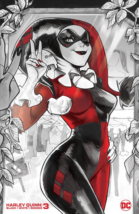 Harley Quinn Black White Redder (2023 DC) #3 (Of 6) Cvr B Mirka Andolfo Variant Comic Books published by Dc Comics