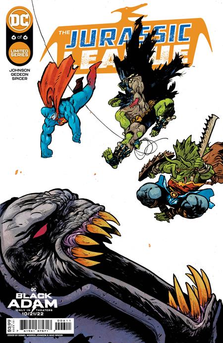 Jurassic League (2022 DC) #6 (Of 6) Cvr A Daniel Warren Johnson Comic Books published by Dc Comics