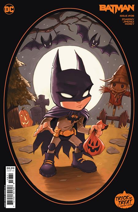 Batman (2016 Dc) (3rd Series) #138 Cvr F Chrissie Zullo Trick Or Treat Card Stock Variant Comic Books published by Dc Comics