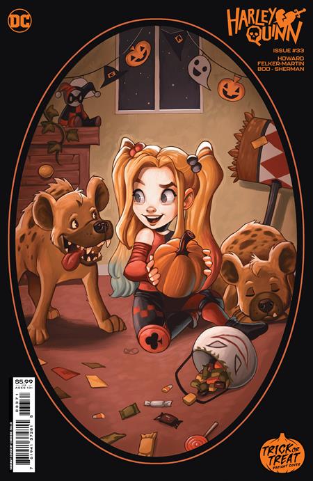 Harley Quinn (2021 DC) (4th Series) #33 Cvr F Chrissie Zullo Trick Or Treat Card Stock Variant Comic Books published by Dc Comics