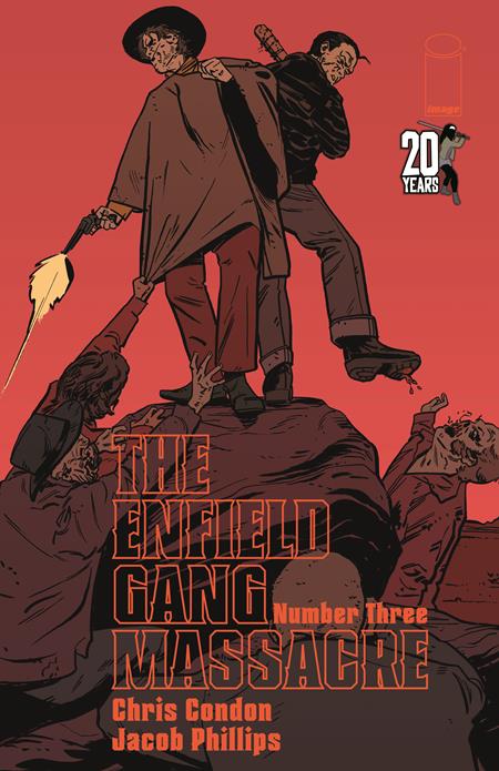 Enfield Gang Massacre (2023 Image) #3 (Of 6) Cvr B Jacob Phillips Twd 20th Annv Team Up Variant (Mature) Comic Books published by Image Comics