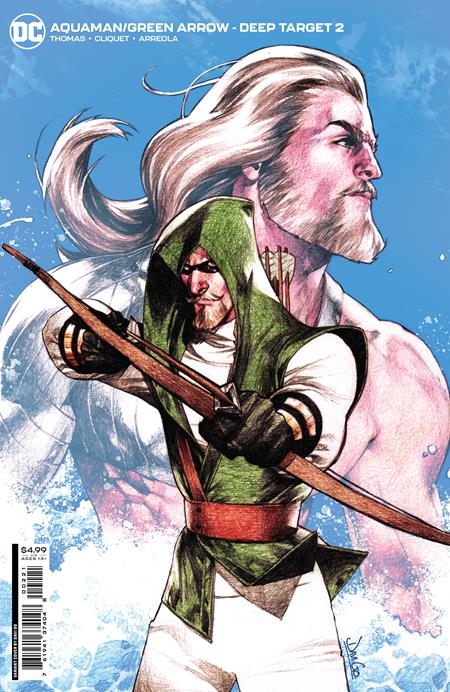 Aquaman Green Arrow Deep Target (2021 DC) #2 (Of 7) Cvr B Davi Go Card Stock Variant Comic Books published by Dc Comics