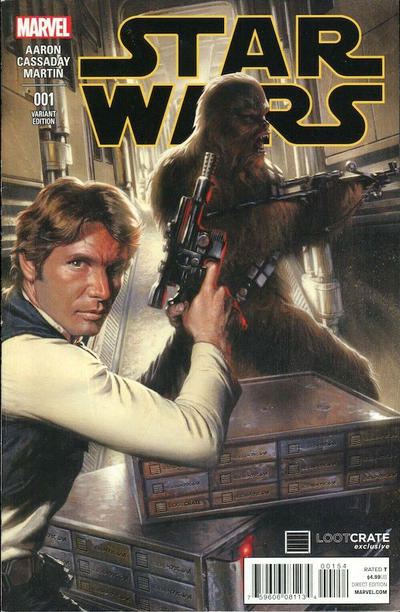Star Wars (2015 Marvel) (2nd Series) #1 Lootcrate Exclusive Gabriele Dell’otto Variant
 Comic Books published by Marvel Comics