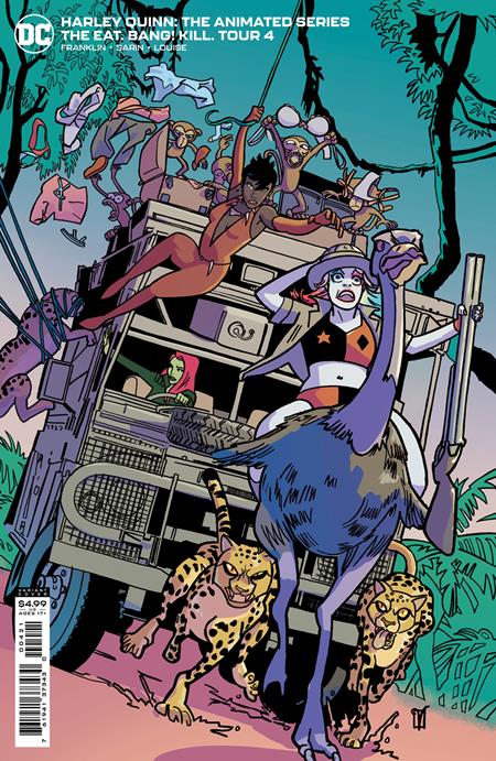 Harley Quinn the Animated Series the Eat Bang Kill Tour (2021 DC) #4 (Of 6) Cvr B Valentine De Landro Card Stock Var (Mature) Comic Books published by Dc Comics