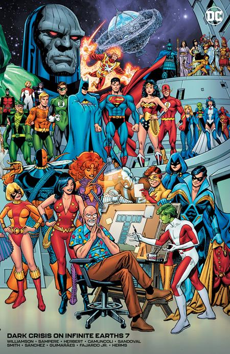 Dark Crisis On Infinite Earths (2022 DC) #7 (Of 7) Cvr F George Perez Tribute Card Stock Variant Comic Books published by Dc Comics