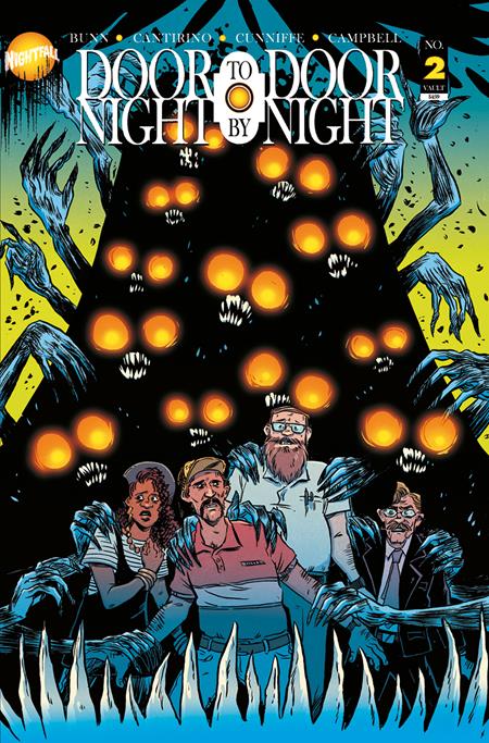 Door to Door Night by Night (2022 Vault Comics) #2 Cvr A Sally Cantirino Comic Books published by Vault Comics