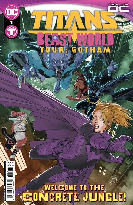 Titans Beast World Tour Gotham (2023 DC) #1 (One Shot) Cvr A Mikel Janin Comic Books published by Dc Comics