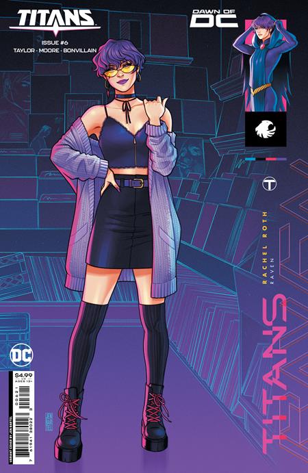 Titans (2023 DC) (4th Series) #6 Cvr B Jen Bartel Card Stock Variant Comic Books published by Dc Comics