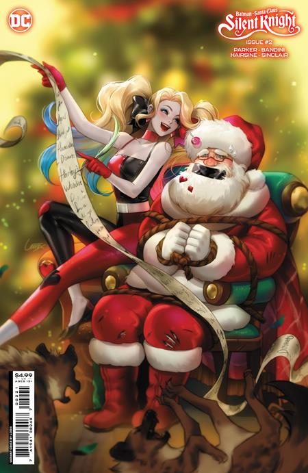 Batman Santa Claus Silent Knight (2023 DC) #2 (Of 4) Cvr B Lesley Leirix Li Card Stock Variant Comic Books published by Dc Comics