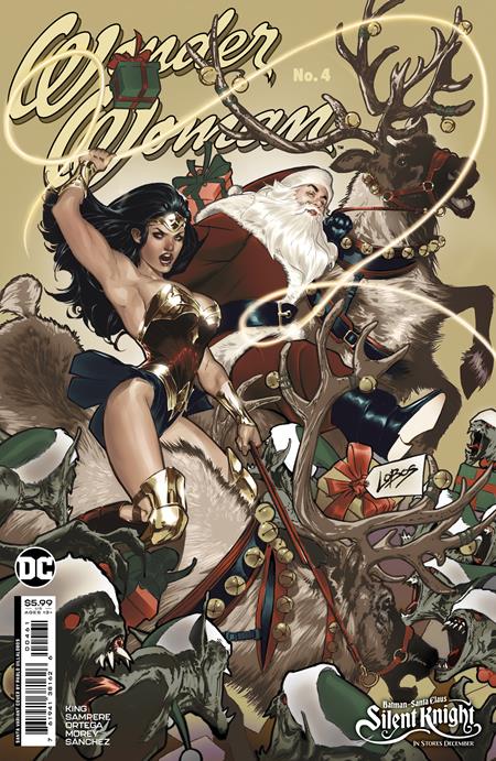 Wonder Woman (2023 DC) (6th Series) #4 Cvr D Pablo Villalobos Santa Card Stock Variant Comic Books published by Dc Comics