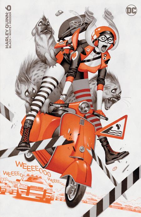 Harley Quinn Black White Redder (2023 DC) #6 (Of 6) Cvr B Julian Totino Tedesco Variant Comic Books published by Dc Comics