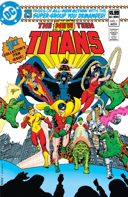 New Teen Titans Facsimile Edition (2023 DC) #1 Facsimile Edition Cvr B George Perez & Dick Giordano Foil Variant Comic Books published by Dc Comics