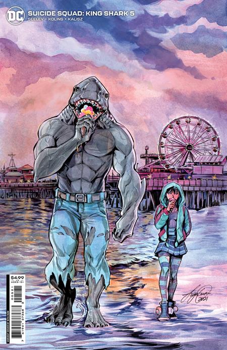 Suicide Squad King Shark (2021 DC) #5 (Of 6) Cvr B Siya Oum Card Stock Variant Comic Books published by Dc Comics