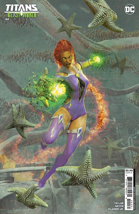 Titans Beast World (2023 DC) #4 (Of 6) Cvr B Bjorn Barends Card Stock Var Comic Books published by Dc Comics