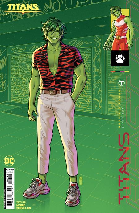 Titans (2023 DC) (4th Series) #7 Cvr B Jen Bartel Card Stock Variant Comic Books published by Dc Comics