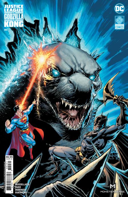 Justice League vs. Godzilla vs. Kong (2023 DC) #4 (Of 7) Cvr C Whilce Portacio Godzilla Card Stock Variant Comic Books published by Dc Comics
