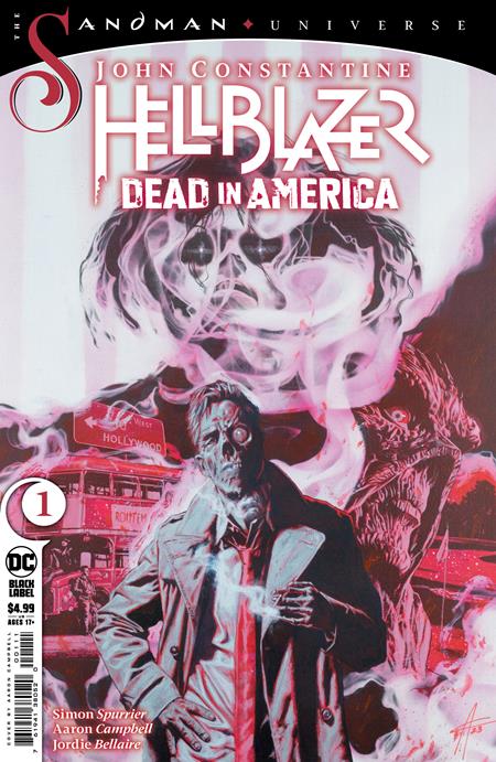 John Constantine Hellblazer Dead in America (2024 DC) #1 (Of 8) Cvr A Aaron Campbell (Mature) Comic Books published by Dc Comics