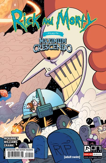 Rick and Morty Presents Maximum Crescendo (2024 Oni Press) #1 Cvr A Jarrett Williams (Mature) Comic Books published by Oni Press