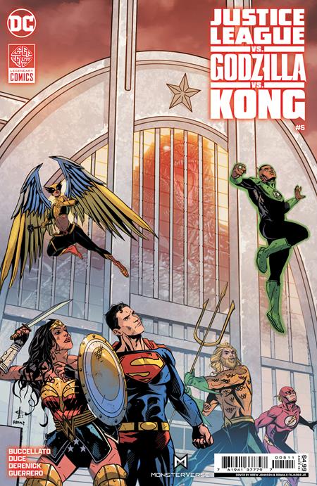 Justice League vs. Godzilla vs. Kong (2023 DC) #5 (Of 7) Cvr A Drew Johnson Comic Books published by Dc Comics