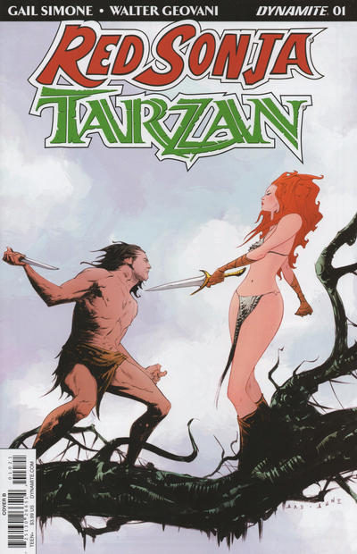 Red Sonja Tarzan (2018 Dynamite) #1 Cvr B Lee (NM) Comic Books published by D. E.