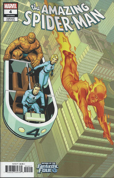 Amazing Spider-Man (2018 Marvel) (6th Series) #4 Sprouse Return Of Fantastic Four Variant Comic Books published by Marvel Comics