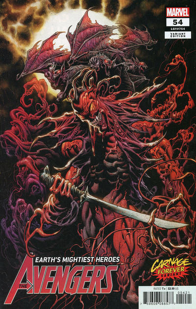 Avengers (2018 Marvel) (8th Series) #54 Hotz Carnage Forever Variant Comic Books published by Marvel Comics