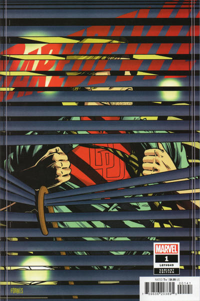 Daredevil (2022 Marvel) (8th Series) #1 Fornes Shades Variant Comic Books published by Marvel Comics