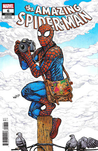 Amazing Spider-Man (2022 Marvel) (7th Series) #6 Wolf Variant Comic Books published by Marvel Comics