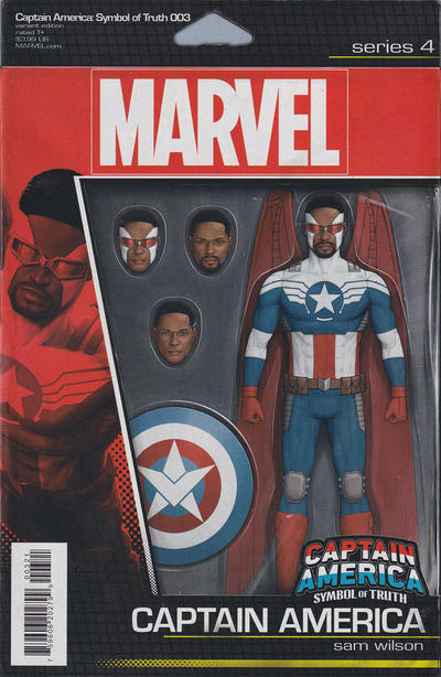 Captain America Symbol of Truth (2022 Marvel) #3 Christopher Action Figure Variant Comic Books published by Marvel Comics