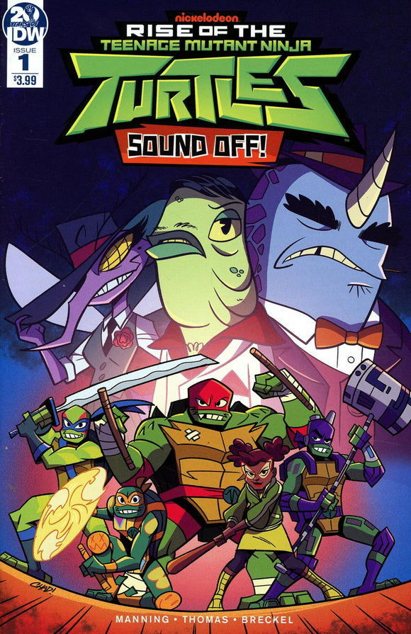 Rise of the Teenage Mutant Ninja Turtles Sound Off (2019 IDW) #1 (Of 3) Cvr A Thomas (VF) Comic Books published by Idw Publishing