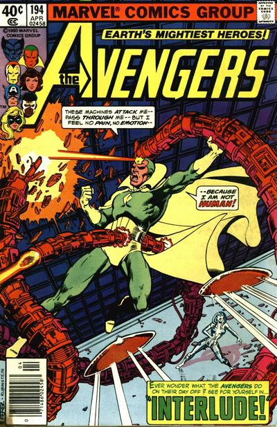 Avengers (1963 Marvel) (1st Series) #194 [Newsstand Edition] Comic Books published by Marvel Comics