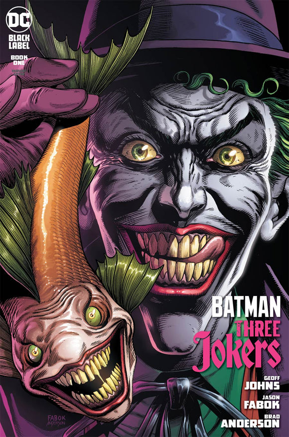 Batman Three Jokers (2020 DC) #1 Premium Variant B Jason Fabok Joker Fish Cover (NM) Comic Books published by Dc Comics