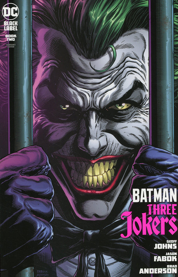 Batman Three Jokers (2020 DC) #2 (Of 3) Premium Variant D Jason Fabok Behind Bars (Mature) (NM) Comic Books published by Dc Comics