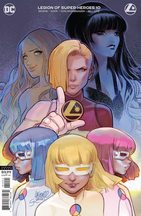 Legion Of Super-Heroes (2019 Dc) (8th Series) #10 Cvr B Darko Lafuente Variant Comic Books published by Dc Comics