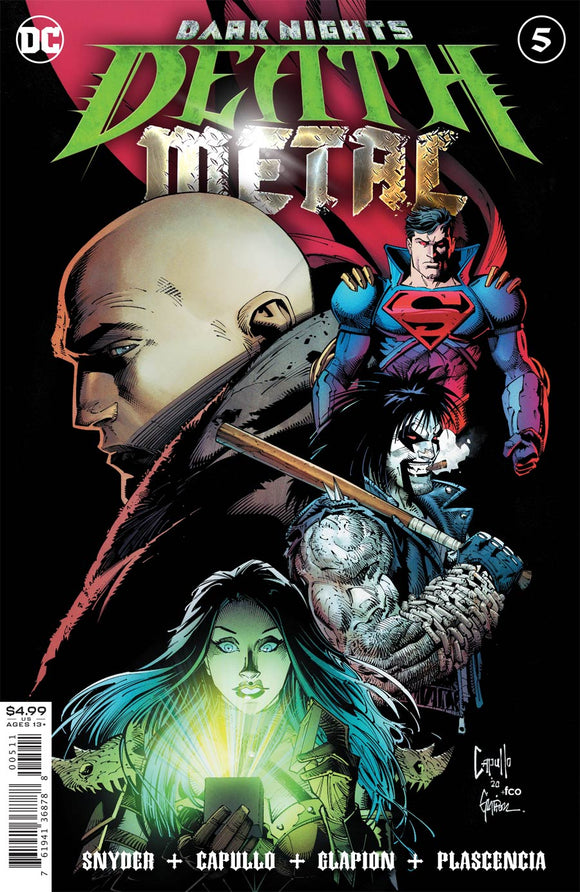 Dark Nights Death Metal (2020 Dc) #5 (Of 7) Cvr A Greg Capullo Embossed Foil (NM) Comic Books published by Dc Comics