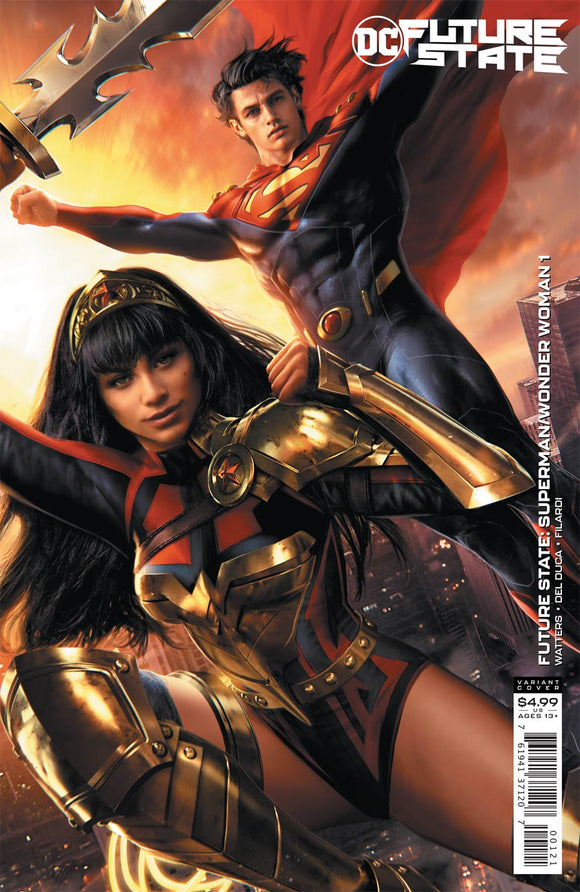 Future State Superman Wonder Woman (2020 DC) #1 (Of 2) Cvr B Jeremy Roberts Card Stock Var Comic Books published by Dc Comics