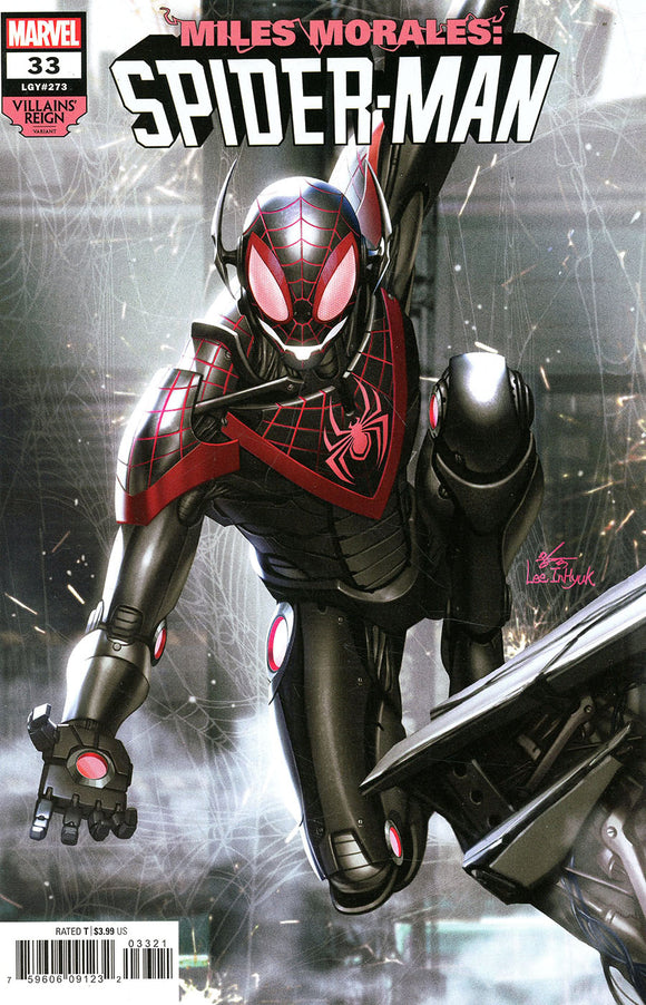 Miles Morales Spider-Man (2019 Marvel) #33 Lee Devils Reign Villain Variant Comic Books published by Marvel Comics