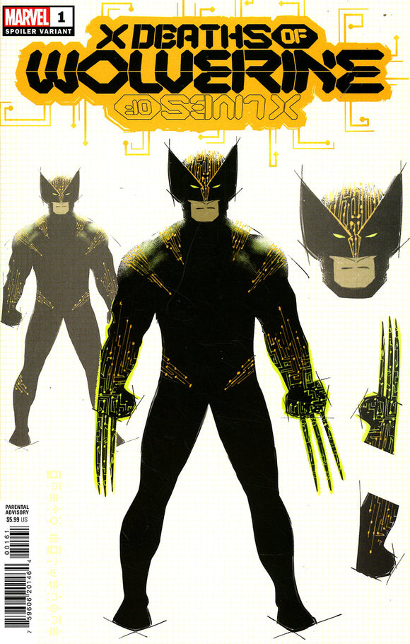 X Deaths of Wolverine (2022 Marvel) #1 (Of 5) Kubert Omega Wolverine Spoiler Variant Comic Books published by Marvel Comics